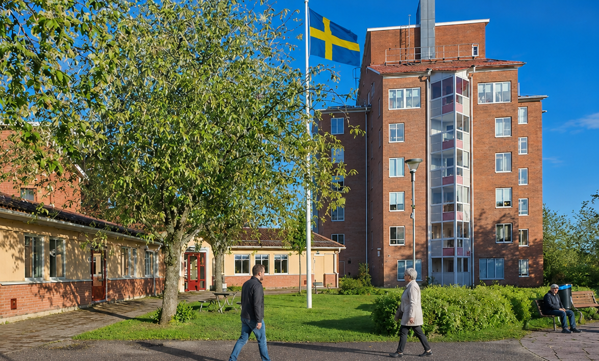 bild på flaggstång