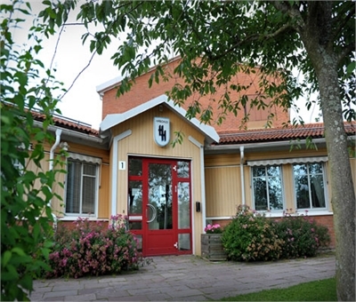 Bild på entrén till kontoret för Håbohus